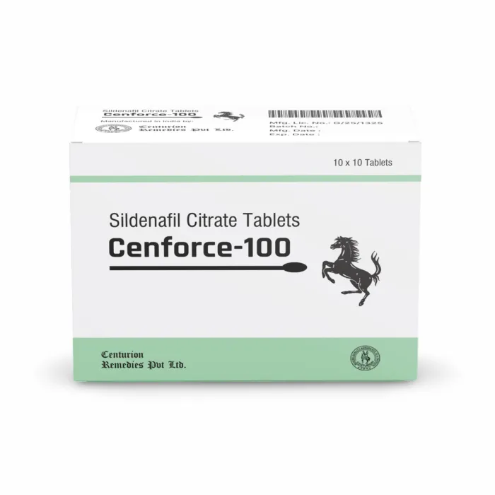 Cenforce 100mg sildenafil tablets packaging